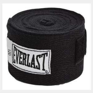 NWT Everlast Classic Hand Wraps Black Level I  MMA Boxing Wraps 108"